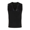 Men's Sexy Leather Sleeveless Top