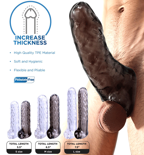 Penis Sleeve With Ball Strap