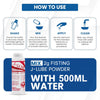 J-LUBE FISTING Powder Mixes with Water One Bottle Makes 6-8 Gallons of Lubricant 10 oz
