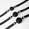 Bondage silicone open ball breathable mouth plug unisex