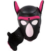 Neoprene Dog Full Face Puppy Mask Removable Pup Hood Halloween Mask