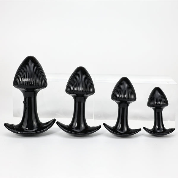 Mushroom head TPE butt plug 4-piece set