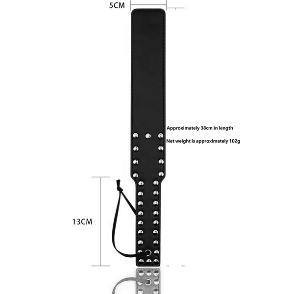 Paddle nero frusta bondage sculacciatore fetish frustino sadomaso sexy Paletta s