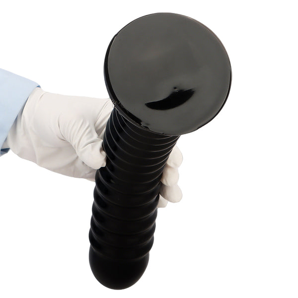 Extra long and large threaded unisex dildo