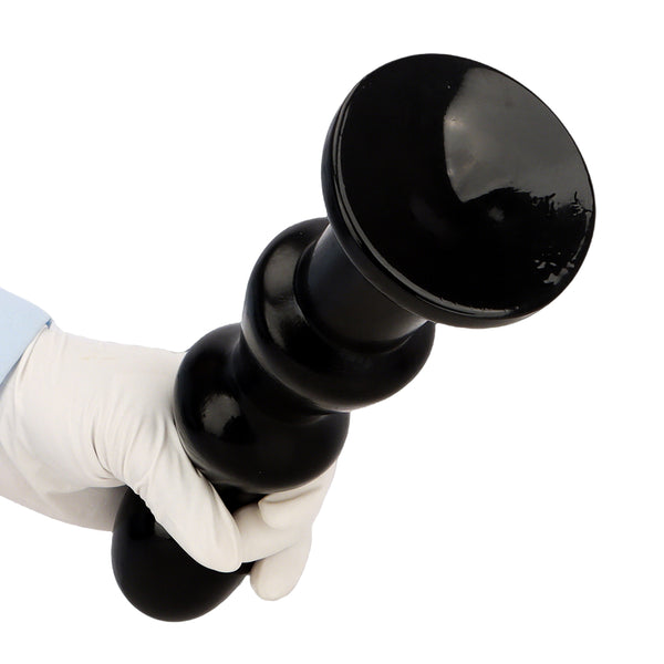 PVC butt plug prostate massager pagoda shaped large butt plug