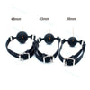 Bondage silicone open ball breathable mouth plug unisex