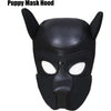 Neoprene Dog Full Face Puppy Mask Removable Pup Hood Halloween Mask