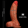 Silicone simulated penis soft and ultra-realistic fake penis adult products