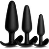 Silicone anal plug sex toy adult gay trainer