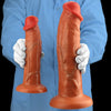 3 sizes of liquid silicone penis simulator large anal plug penis