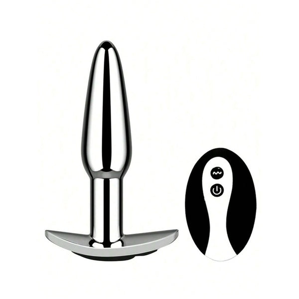 Anal Boat Anchor Metal Anal Plug 10 Frequency Vibration Remote Rechargeable Anal Plugs Vibrator Butt Plug Sex Toys