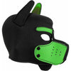 Neoprene Puppy Face Muzzle Dog Removable Full Head Hood Mask With Ears (One Size)