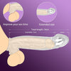 Penis extender with penis cuff for glans enlargement and non-slip testicle ring
