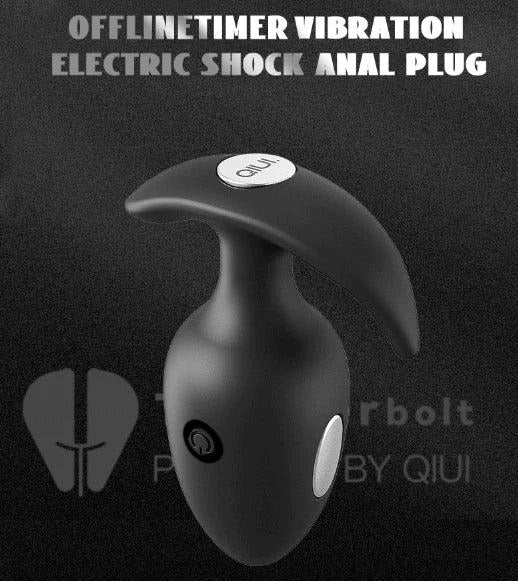 QIUI APP Controlled Thunderbolt Estim & Vibration Anal Plug