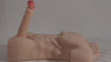 15.4LB Male Torso Sex Doll with 7.9" Dildo