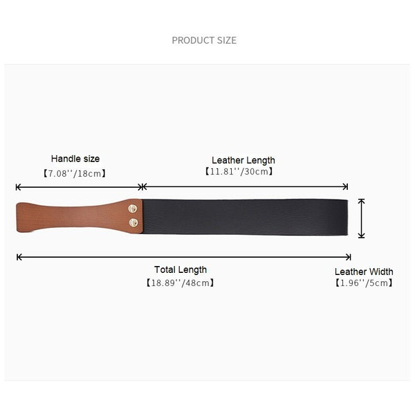 Wooden handle whip soft whip bondage paddle BDSM sex toy