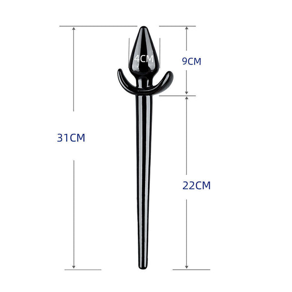 Extra long anal plug with TPE material