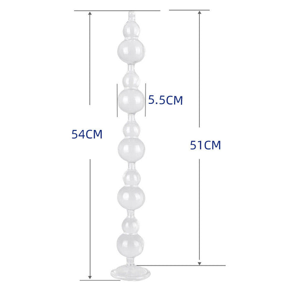 Extra Long Anal Beads Butt Plug G Spot Dildo Deep Massager Suction Cup Sex Toys