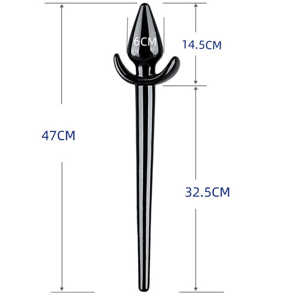 Extra long anal plug with TPE material