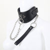 Soft PU leather Leather Bondage Posture Collar neck collar Restraint with leash