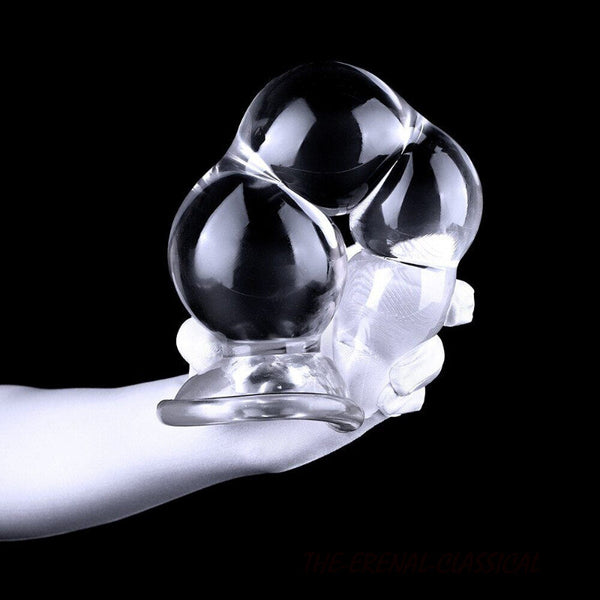 Gourd anal plug soft and comfortable anal beads