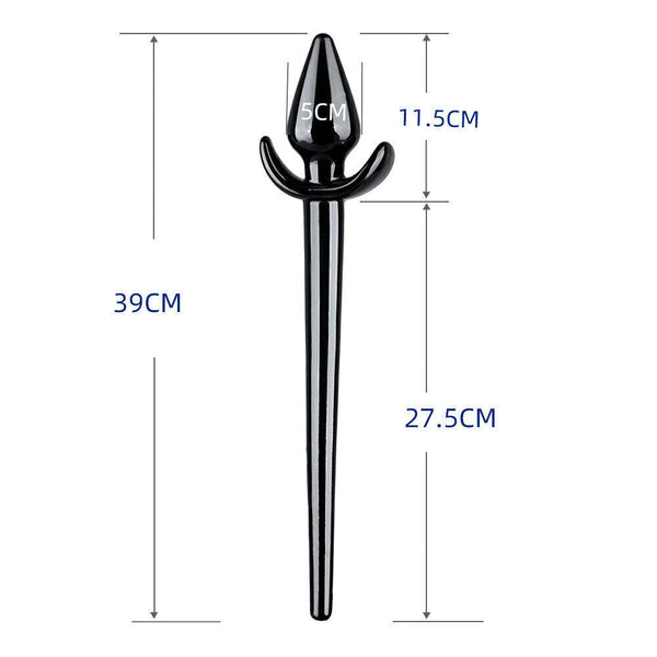 Extra long anal plug with TPE material
