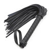 Handle tassel genuine leather whip whip bondage belt queen black tail