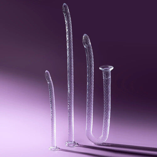 Dildo Soft Anal Plug Clear Anus Massager Suction Cup