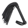 Handle tassel genuine leather whip whip bondage belt queen black tail