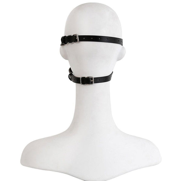 New Funnel Gag Bondage Headband BDSM Funnel Open Mouth Gag Mask